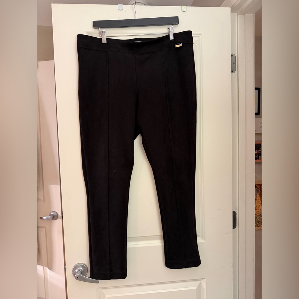 Calvin Klein Black Straight-Leg Pants